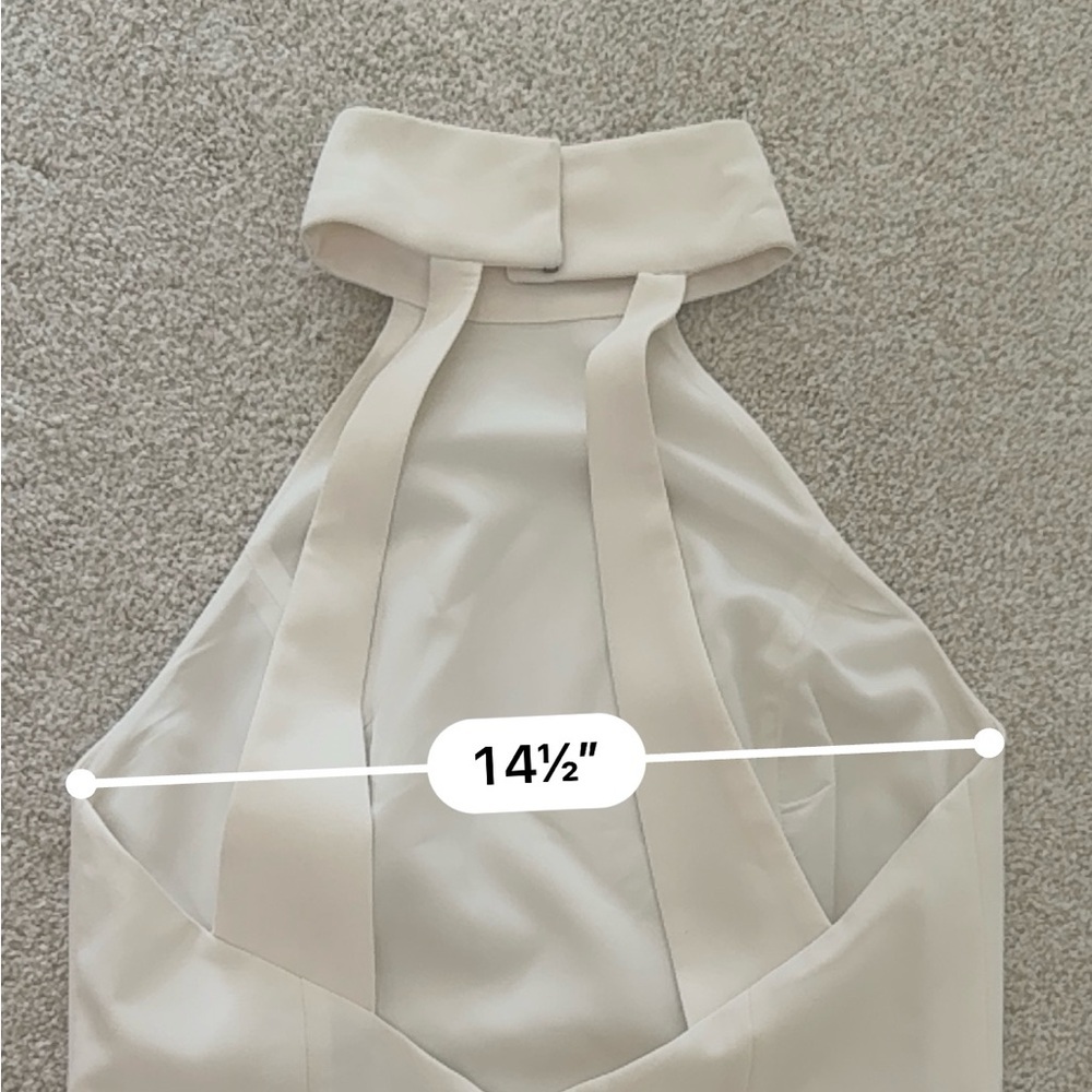 Jay Godfrey Soori Dress in Light Ivory - Picture 8 of 12